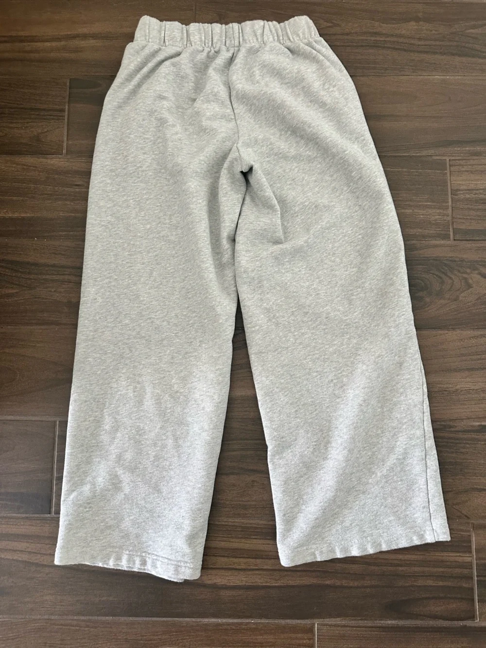 aerie Heather Light Gray Wide-Leg Lounge Pants S - Picture 4 of 7
